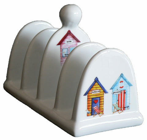 Beach Huts toast Rack toast ceramic toast rack holder