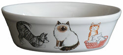 2 x CATS Design Small Oval Pie Dish/Baking Dish