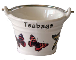 Butterfly small teabag tidy Bucket,