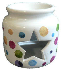 Spots spotty china Oil Burner for wax melts, essential oils or yankee tarts.