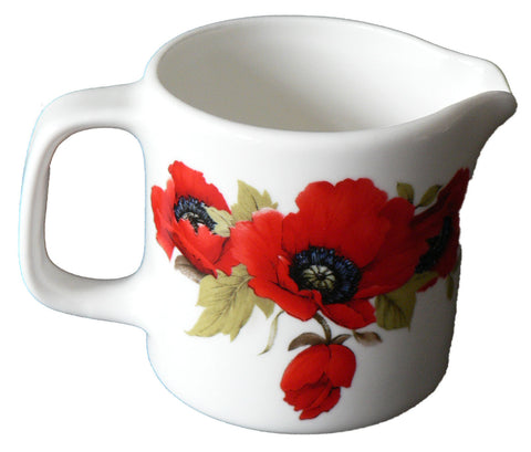 Poppy milk/cream jug large 10oz