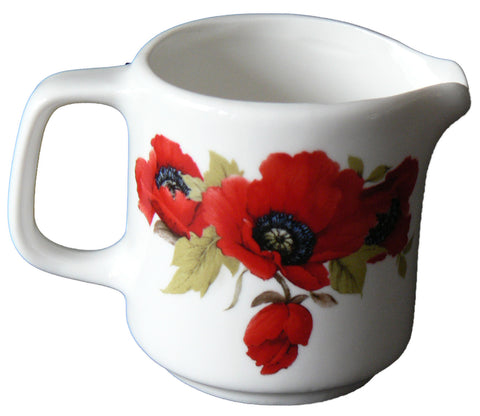 Poppy milk/cream jug Medium 7oz size