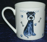 Dog 1 pint bone china mug dogs different around mug