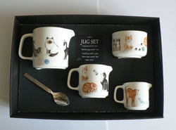 Cats and kittens jugs, choice 3 sizes jug or sugar pot bowl 4/7/10oz or boxed