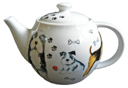 One cup teapot dog design, holds just 1 cup of tea perfect for one person