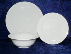 White fine bone china dinner plates  -  Choose options required from drop down menu beside photo