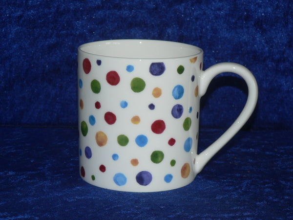 Spots 1 pint bone china mug - spots spotty CHINTZ mug also personalised option