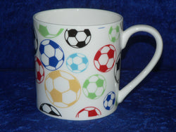 Football 1 pint bone china mug football CHINTZ mug also personalised option