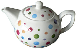 Spots pattern 2 cup porcelain teapot