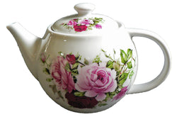 One cup teapot rose design, holds just 1 cup of tea perfect for one person